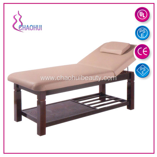 Salon Spa Wooden Base Massage Table
